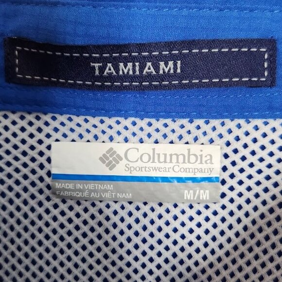 Columbia Men's PFG Short Sleeve Button-down Shirt Size Medium - Picture 4 of 6